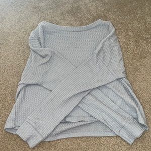 light blue long sleeve